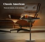 Elegant Smart Side Table with Ambient Light & Wireless Charging – Modern Touch Control, Stepless Dimming, and Ideal Nightstand for Small Spaces – Perfect Home Decor for Bedroom & Living Room - Image 3