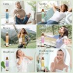 Essential Oil Roll On Set, (Calm,Renew,Dream,Head Relief), Aromatherapy Roll On Blends for Massage, Body Care & Home Use, Stress Relief Gift Men & Women - Image 3