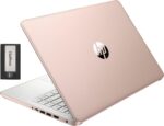 HP Stream 14" HD BrightView Laptop, Intel Celeron N4120, 16GB RAM, 416GB Storage (128GB eMMC + 288GB Docking Station Set), Intel UHD Graphics, 720p Camera, Wi-Fi, 1 Year Office 365, Win 11 S, Gold - Image 2