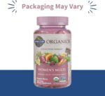 Garden of Life Organics Women's Gummy Vitamins - Berry - Certified Organic, Non-GMO, Vegan, Kosher Complete Multi - Methyl B12, C & D3 - Gluten, Soy & Dairy Free, 120 Real Fruit Gummies - Image 3