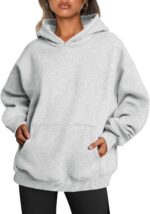 Trendy Queen Womens Oversized Hoodies Fleece Sweatshirts Fall Fashion 2025 Pullover Sweaters Winter Clothes - Image 2