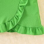 Kids Toddler Girl Summer Clothes Letter Printed T-Shirt Top＋ Floral Skirt 2pcs Girl's Skirt Set - Image 7