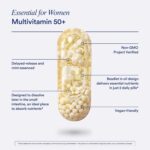 Ritual Multivitamin for Women 50+, Menopause Supplements with Vitamin D3, K2 and Magnesium for Bone Support*, Omega-3 DHA, Vitamin B12, Non-GMO, Mint Essenced, 30 Day Supply, 60 Vegan Capsules - Image 6