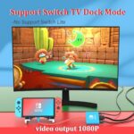 Switch Dock for Nintendo Switch Tv Adapter Portable Switch Docking Station, Switch TV Adapter Compatible Steam Deck/Switch OLED, USB C to HDMI Adapters Support 4K/1080P Switch TV Dock Mode - Image 3