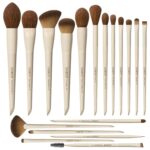 LORYP Makeup Brushes Set Labeled 18 Piece Face and Eye Brush Set Ultra soft hair Foundation, Concealer, Blush, Contour, Blending, Eyeshadow Khaki Brush kit - Image 2