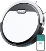 Robot Vacuum and Mop Combo, 5000Pa Suction, Works with 2.4G WiFi/Alexa/App/Remote Control, Schedule Cleaning, Automatic Self-Charging, Ideal for Pet Hair, Hard Floor and Carpet - Image 2