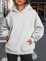 Trendy Queen Womens Oversized Hoodies Fleece Sweatshirts Fall Fashion 2025 Pullover Sweaters Winter Clothes - Image 7
