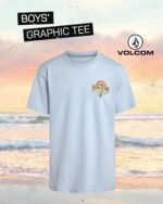 Volcom Boys T Shirt - Cotton Blend Short Sleeve Graphic Tees for Boys - Cool Casual Graphic T Shirts - Image 3