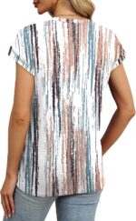 Alaroo Womens Summer Tops Short Sleeve Shirts Crew Neck Cute Trendy Tunic Blouses (S-3XL) - Image 5