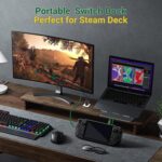 Switch Dock Mini Portable, 1.8M/ 6FT Switch TV Dock, Switch Docking Station with 4K/1080P HDMI Adapter and 100W Charging Port, Dark Green, Not for Switch 2 - Image 8