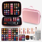 Color Nymph Makeup for Teens with Reusable Pink Handbag, All In One Girls Makeup Sets Makeup Kits for Girls Women with Eyeshadow Blushes Bronzer Highlighter Lipgloss - Image 2
