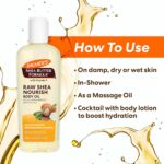 Palmer's Shea Formula Raw Shea Body Oil with Vitamin E, Deep Body Moisturizer to Soothe & Nourish Dry, Sensitive & Eczema-Prone Skin, 8.5 oz - Image 9