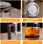 Enchanti Tea Pot - 750ml/25.4oz Magic Witchcraft Enchanted Glass Teapot with Strainer Loose Leaf Tea Innovative Water Separation Magnetic Teapot,Borosilicate Glass Tea Infuser Elegant Gift Packaging - Image 6