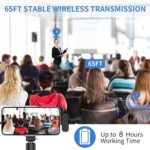 2 Pack Professional Wireless Lavalier Microphone for iPhone iPad Android with Charging Case Noise Reduction Plug-Play Clip on Lapel Mic for Video Recording Vlogging, YouTube, Interview, Live Streaming - Image 4