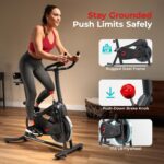 Sunny Health & Fitness ACTIVE Series Smart Exercise Bike with SunnyFit App Connection - Image 5