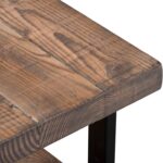 Pomona 3-Tier Solid Wood End Table with Storage Shelves – Rustic Industrial Space-Saving Side Table or Nightstand for Living Room, Bedroom, or Entryway by Alaterre Furniture - Image 12