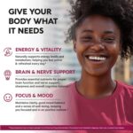 Vitamin B Complex for Men & Women - Riboflavin B2, B12, B1, B3, B5, B6, B7, B8, B9 | Vitamin C, Choline, Inositol - B-Complex Supplement - Energy, Brain & Heart Support - Made in USA, 60 Vegan Caps - Image 4
