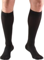 Truform 20-30 mmHg Compression Stockings for Men and Women, Knee High Length, Closed Toe, Black, X-Large (8865BL-XL) - Image 2