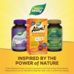 Nature's Way Alive! Children's Daily Chewable Multivitamin, Supports Bone, Eye, and Immune Health*, Orange & Berry Fruit Flavored, Gluten Free, 120 Chewable Tablets (Packaging May Vary) - Image 7