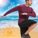 7 Pack Long Sleeve Shirts for Men UPF 50+ UV Sun Protection Quick Dry Moisture Wicking Workout Tee Shirts - Image 3