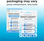 BoomBoom Nasal Stick | Vapor Flow Technology | Cool Refreshing Sensation | Natural Mood Boost | Simple Ingredients | Essential Oils + Menthol Inhaler (Mint) - Image 3