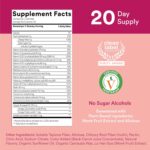 SmartyPants Women's Multivitamin Gummies, Sugar Free: Biotin, Methylfolate, Omega 3 (ALA), Vitamin D3, C, Vitamin B12, B6, A, K & Zinc, Inositol, Gluten Free, 60 Count (20 Day Supply) - Image 3