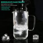 Aquach 51oz Glass Teapot with Stainless Steel Removable Infuser, Stovetop & Dishwasher Safe, Ideal for Loose & Blooming Tea Brewing - Image 3
