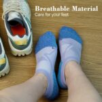 Gonii Compression Athletic Socks Cushioned Anti-Blister Comfort Fit Ankle Socks 5-6 Pairs - Image 5