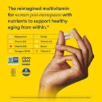 Ritual Multivitamin for Women 50+, Menopause Supplements with Vitamin D3, K2 and Magnesium for Bone Support*, Omega-3 DHA, Vitamin B12, Non-GMO, Mint Essenced, 30 Day Supply, 60 Vegan Capsules - Image 3