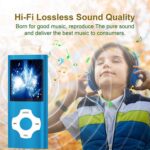 MP3 Player / MP4 Player, Hotechs MP3 Music Player with 32GB Memory SD Card Slim Classic Digital LCD 1.82'' Screen MINI USB Port with FM Radio, Voice Record (Deep Blue) - Image 5