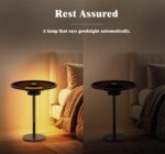 Elegant Smart Side Table with Ambient Light & Wireless Charging – Modern Touch Control, Stepless Dimming, and Ideal Nightstand for Small Spaces – Perfect Home Decor for Bedroom & Living Room - Image 7
