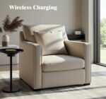 Elegant Smart Side Table with Ambient Light & Wireless Charging – Modern Touch Control, Stepless Dimming, and Ideal Nightstand for Small Spaces – Perfect Home Decor for Bedroom & Living Room - Image 6