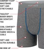 Hanes Boys' and Toddler Underwear, Comfort Flex and ComfortSoft Boxer Briefs, Multiple Packs Available - Image 4