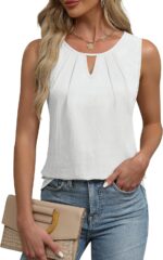 Blooming Jelly Womens Summer Tank Top Sleeveless Business Casual Outfits 2025 Basic Loose Dressy Work Shirt - Image 2