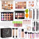 All in One Makeup Kit, Makeup Kit for Women Full Kit, Make Up Gift Set for Women, Makeup Essential Bundle Includes Foundation Eyeshadow Palette Concealer Lipstick Eyeliner Mascara Cosmetic Brush Set - Image 3