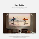 Samsung 30” - 100” The Freestyle 2nd Gen with Gaming Hub Smart Portable Projector, FHD, HDR, Big Screen Home Theater Experience, 360 Sound, SP-LFF3CLAXXZA, 2023 Model - Image 5
