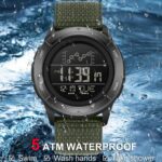 findtime Military Watches for Men Tactical Digital Sport Watch Waterproof Army Outdoor Nylon Strap Electronic Mens Watch LED Luminous Alarm Stopwatch Relojes para Hombres - Image 7