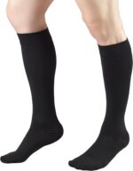 Truform 20-30 mmHg Compression Stockings for Men and Women, Knee High Length, Closed Toe, Black, X-Large (8865BL-XL) - Image 8