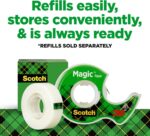 Scotch Magic Tape, Invisible, Home Office Supplies and Back to School Supplies for College and Classrooms, 6 Rolls with Dispensers - Image 9