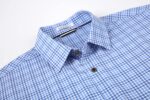 Alex Vando Mens Button Down Shirts Wrinkle Free 4-Way Stretch Print Business Casual Shirt - Image 4