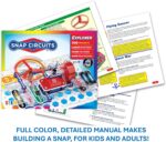 Snap Circuits Jr. SC-100 Electronics Exploration Kit, Over 100 Projects, Full Color Project Manual, 28 Parts, STEM Educational Toy for Kids 8 + - Image 6