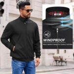 COOFANDY Mens Lightweight Jackets Casual Windbreaker Zip Up Coat Stand Collar Golf Jacket Stylish Fall Work Business - Image 3