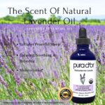 PURA D'OR Organic Lavender Essential Oil (4oz with Glass Dropper) 100% Pure & Natural Therapeutic Grade for Hair, Body, Skin, Aromatherapy Diffuser, Relaxation, Meditation, Massage, Home, DIY Soap - Image 3