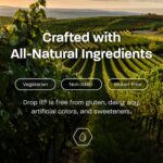 Drop It Wine Drops, Original - 10 mL Bottle - Naturally Reduces Sulfites and Tannins in Red, White & Sparkling Wines - Portable & Easy to Use - Treats Up to 55 Glasses or 9 Bottles of Wine - USA Made - Image 6