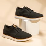 Bruno Marc Men's KnitFlex Breeze Mesh Sneakers Oxfords Lace-Up Lightweight Casual Walking Shoes - Image 11
