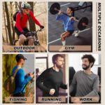 7 Pack Long Sleeve Shirts for Men UPF 50+ UV Sun Protection Quick Dry Moisture Wicking Workout Tee Shirts - Image 6