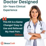 Plantar Fasciitis Relief Kit 5pc – Dr. Designed Heel Pain Relief Plantar Fasciitis Kit with 5 Healing Tools - Massage, Stretch & Strength Equipment with Video Exercises, Web App, Tracker, & eBook - Image 4