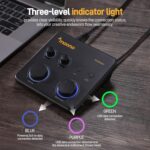MAONO USB Audio Interface for PC: Interface with XLR Input 24-bit/192kHz Routing Software LOOPBACK ASIO Driver for Recording Music, Home-Studio, Guitar, Podcast, Streaming, DAW(PS22 Lite Black) - Image 7