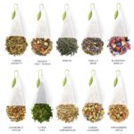 Tea Forte Tea Tasting Assortment Premium Tea Chest Gift Sampler, 40 Count, 2 of each Variety Blend Individually Wrapped Handcrafted Pyramid Infuser Bags - Image 7