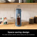 Ninja Pods & Grounds Single-Serve Coffee Maker, K-Cup Pod Compatible, 56-oz. Reservoir, 6-oz. Cup to 24-oz. Travel Mug Brew Sizes, Iced Coffee Maker, Blue, PB041BL - Image 6